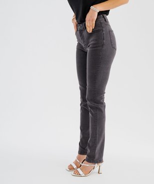 Jean femme slim à taille haute denim - L30 vue5 - GEMO 4G FEMME - GEMO