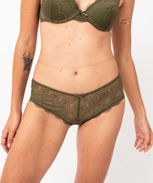 Shorty en dentelle et tulle femme (lot de 2) vue1 - GEMO(HOMWR FEM) - GEMO