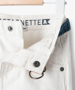 Pantalon slim en toile denim bébé garçon - LuluCastagnette vue2 - LULUCASTAGNETTE - GEMO