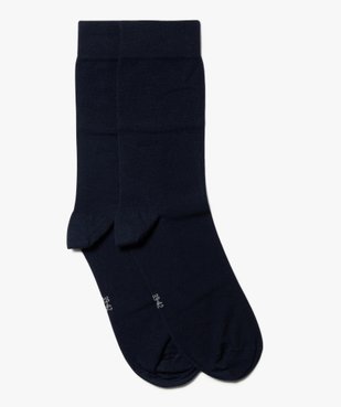 Chaussettes homme fines à tige haute (lot de 2) vue1 - GEMO(HOMWR HOM) - GEMO