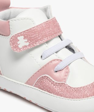 Chaussons de naissance baskets bébé fille - LuluCastagnette vue6 - LULU G4G - GEMO