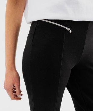 Leggings avec zips décoratifs femme vue2 - GEMO(FEMME PAP) - GEMO