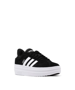 Baskets femme en cuir lisse avec semelle plateforme VL Court bold - Adidas vue8 - ADIDAS - GEMO