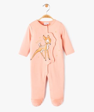 Pyjama dors-bien ouvert devant avec motif Bambi bébé fille - Disney vue1 - DISNEY BABY - GEMO