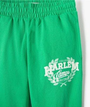 Pantalon de sport fille resserré dans le bas - Camps United vue2 - CAMPS UNITED - GEMO