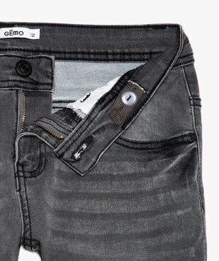 Jean garçon ultra skinny stretch avec plis aux hanches vue3 - GEMO (JUNIOR) - GEMO