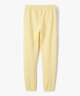 Pantalon de jogging fille molletonné à couture avant vue3 - GEMO (JUNIOR) - GEMO