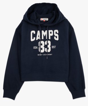 Sweat à capuche avec inscription brodée femme - Camps United vue4 - CAMPS - GEMO