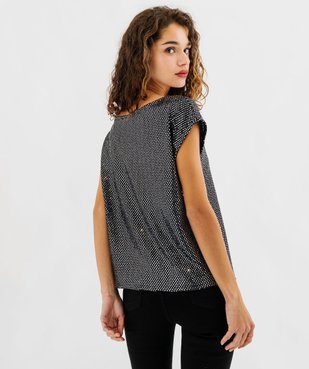 Tee-shirt sans manches à paillettes femme vue1 - GEMO(FEMME PAP) - GEMO