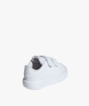 Baskets basses à scratchs et semelle bubblecomfy bébé garçon - Adidas Grand Court  vue4 - ADIDAS - GEMO