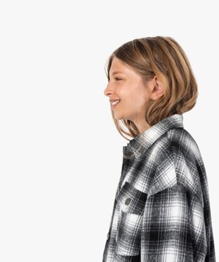 Veste fille façon chemise à carreaux vue1 - GEMO (ENFANT) - GEMO