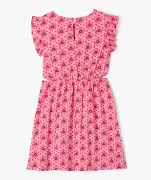 Robe sans manches en viscose fluide imprimée fille vue3 - GEMO 4G FILLE - GEMO