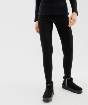 Legging avec surpiqûres à la taille femme vue1 - GEMO(FEMME PAP) - GEMO