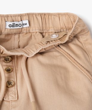 Pantalon en denim coloré bébé garçon vue2 - GEMO(BB COUCHE) - GEMO