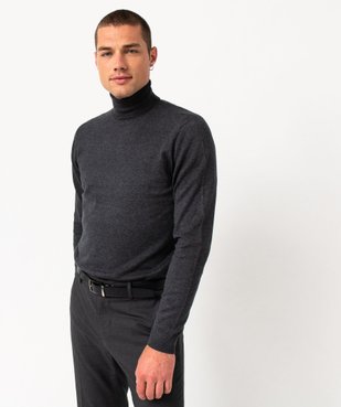 Pull à col roulé en maille fine homme vue2 - GEMO 4G HOMME - GEMO