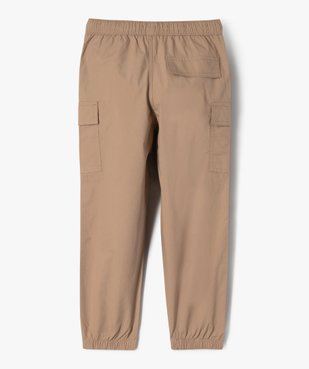 Pantalon parachute avec poches à rabat garçon vue4 - GEMO (ENFANT) - GEMO