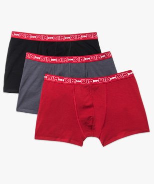 Boxer homme en coton stretch - Dim (lot de 3) vue2 - DIM - GEMO