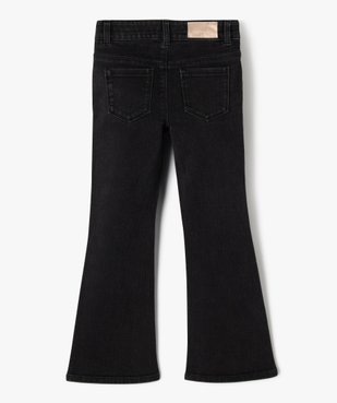 Jean Flare extensible avec ceinture ajustable fille vue3 - GEMO 4G FILLE - GEMO