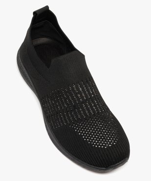 Baskets femme slip-on en mesh ajouré et à paillettes vue5 - GEMO (SPORTSWEAR) - GEMO