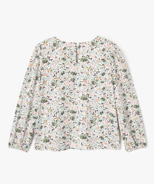 Blouse manches longues fleurie fille - LuluCastagnette vue4 - LULUCASTAGNETTE - GEMO