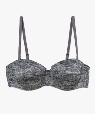  Soutien-gorge bandeau en microfibre avec bretelles muti-positions vue5 - GEMO 4G FEMME - GEMO