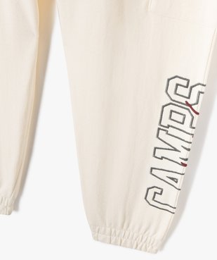 Pantalon de jogging avec inscription brodée garçon - Camps United vue3 - CAMPS - GEMO