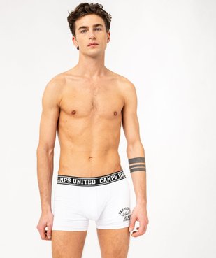 Boxer en coton extensible imprimé homme - Camps United vue1 - CAMPS - GEMO