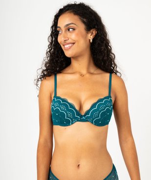 Soutien-gorge corbeille en dentelle à armatures vue1 - GEMO(HOMWR FEM) - GEMO