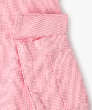 Pantalon cargo wide leg à taille ajustable fille vue4 - GEMO (ENFANT) - GEMO