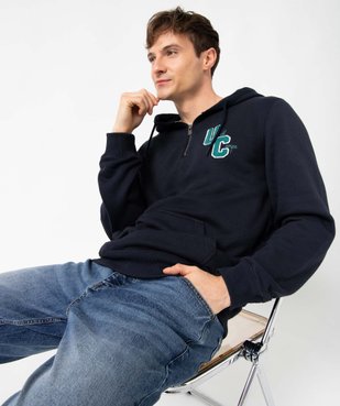 Sweat homme à capuche et col zippé - Camps United vue5 - CAMPS UNITED - GEMO