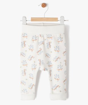 Pantalon évolutif en maille imprimée koalas bébé vue1 - GEMO(BB COUCHE) - GEMO