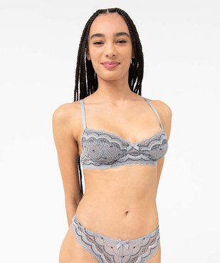 Soutien-gorge forme corbeille en dentelle femme vue1 - GEMO(HOMWR FEM) - GEMO