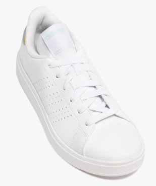 Baskets retro tennis unies à lacets femme – Adidas vue5 - ADIDAS - GEMO