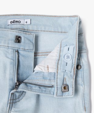 Jean délavé coupe skinny garçon vue2 - GEMO (ENFANT) - GEMO