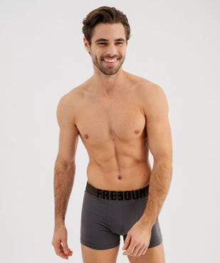 Boxer extra doux avec ceinture fantaisie homme - Freegun vue2 - FREEGUN - GEMO