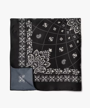 Foulard carré imprimé en matière satinée femme vue2 - GEMO (ACCESS) - GEMO