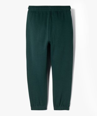 Pantalon de jogging uni avec taille élastique garçon vue3 - 1E PRIX BY GEMO - GEMO