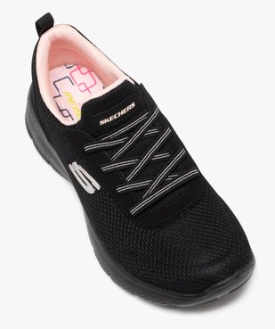 Baskets femme unies en mesh et à lacets élastiques - Skechers vue5 - SKECHERS - GEMO