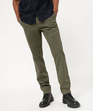 Pantalon chino coupe Slim homme vue1 - GEMO 4G HOMME - GEMO