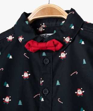 Chemise à manches courtes spécial Noël bébé garçon vue2 - GEMO(BEBE DEBT) - GEMO