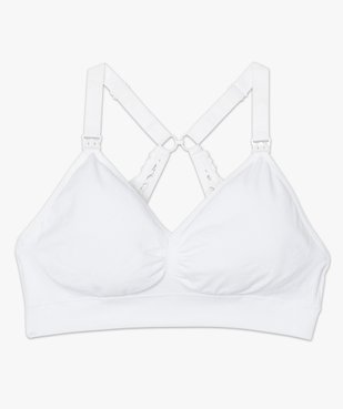 Soutien-gorge d’allaitement avec dos modulable en dentelle vue4 - GEMO (MATER) - GEMO