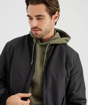 Blouson zippé style bomber homme vue2 - GEMO 4G HOMME - GEMO