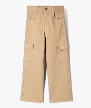 Pantalon cargo straight à taille ajustable fille vue1 - GEMO (ENFANT) - GEMO