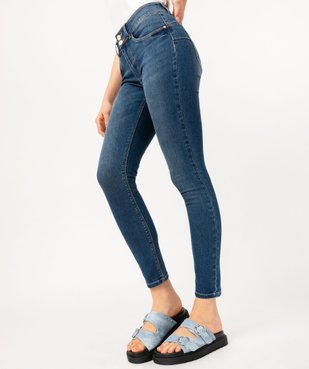 Jean skinny push-up femme  vue2 - GEMO(FEMME PAP) - GEMO