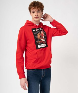 Sweat homme à capuche spécial Noël vue2 - GEMO (HOMME) - GEMO