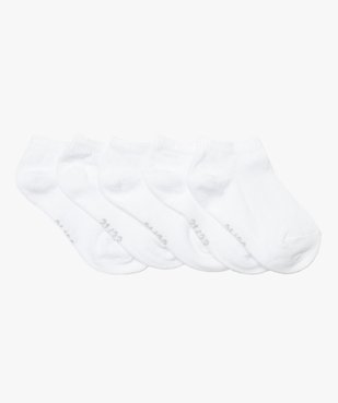 Chaussettes bébé fille courtes (lot de 5) vue1 - GEMO 4G BEBE - GEMO