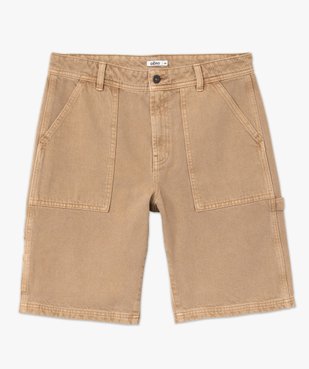 Bermuda homme style charpentier à grandes poches plaquées vue4 - GEMO (HOMME) - GEMO