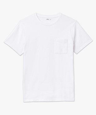 Tee-shirt homme à manches courtes en maille épaisse vue4 - GEMO (HOMME) - GEMO