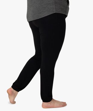 Pantalon de pyjama femme grande taille resserré dans le bas  vue3 - GEMO 4G FEMME - GEMO