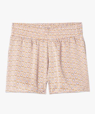 Bas de pyjama femme forme short à motifs fleuris vue4 - GEMO(HOMWR FEM) - GEMO